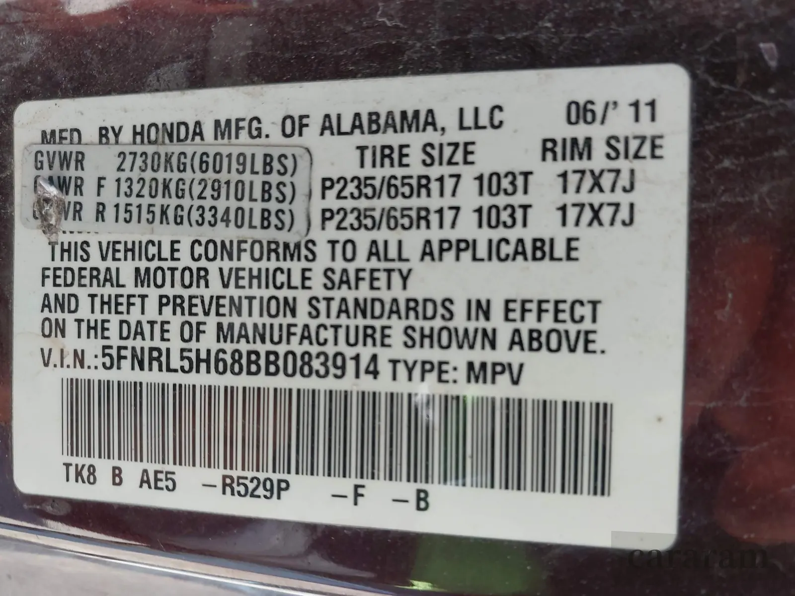 2011 Honda Odyssey EX-L