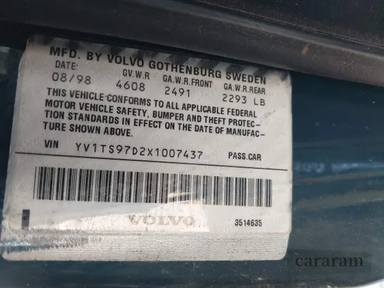 1999 Volvo S80