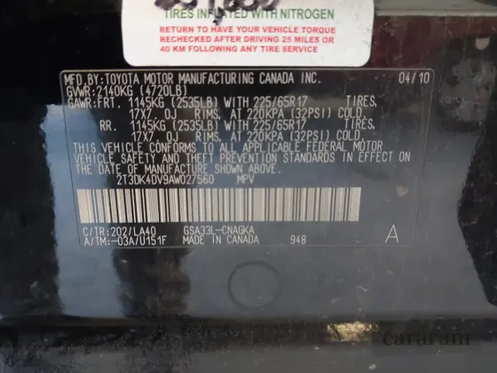 2010 Toyota RAV4 Limited
