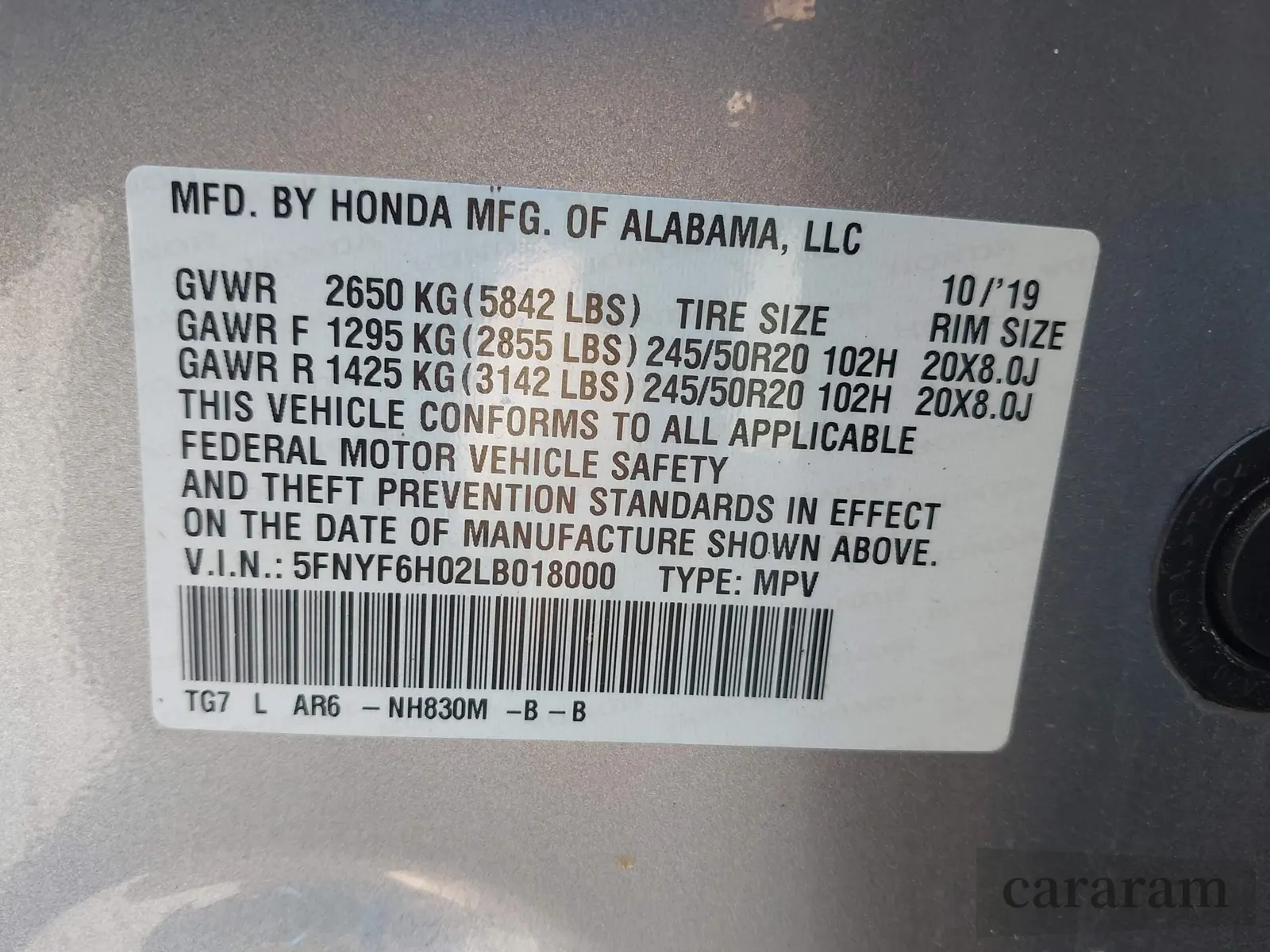 2020 Honda Pilot Elite