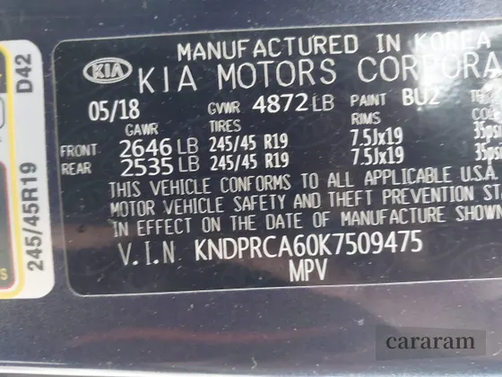2019 Kia Sportage SX Turbo