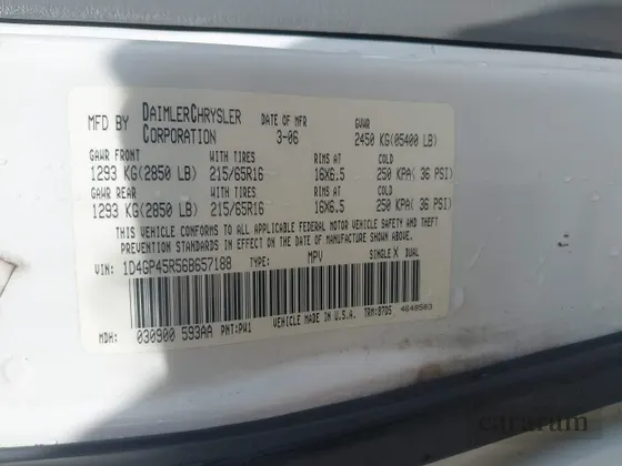 2006 Dodge Caravan SXT