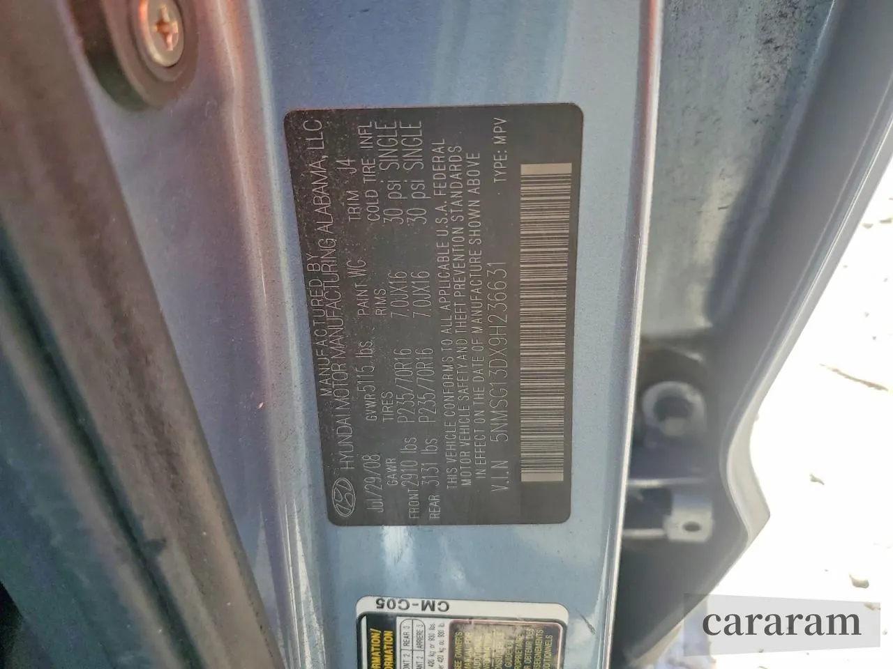 2009 Hyundai Santa Fe GLS