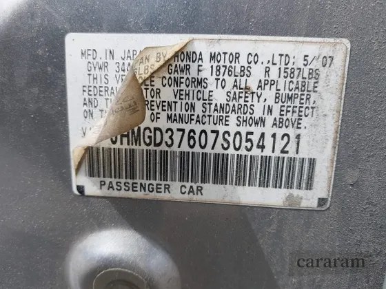 2007 Honda Fit Sport