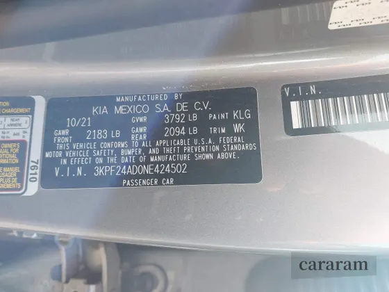 2022 Kia Forte LXS