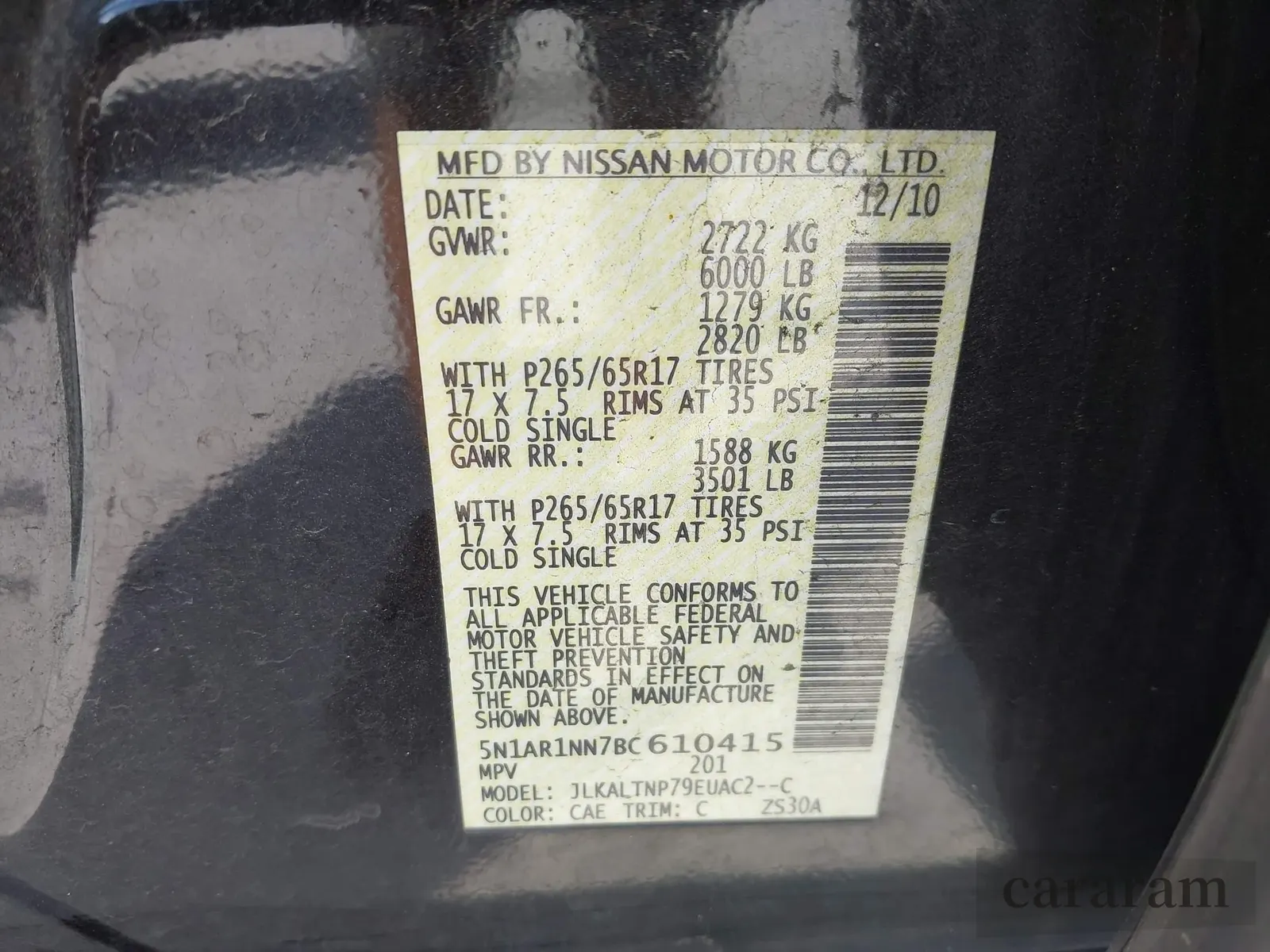 2011 Nissan Pathfinder SV