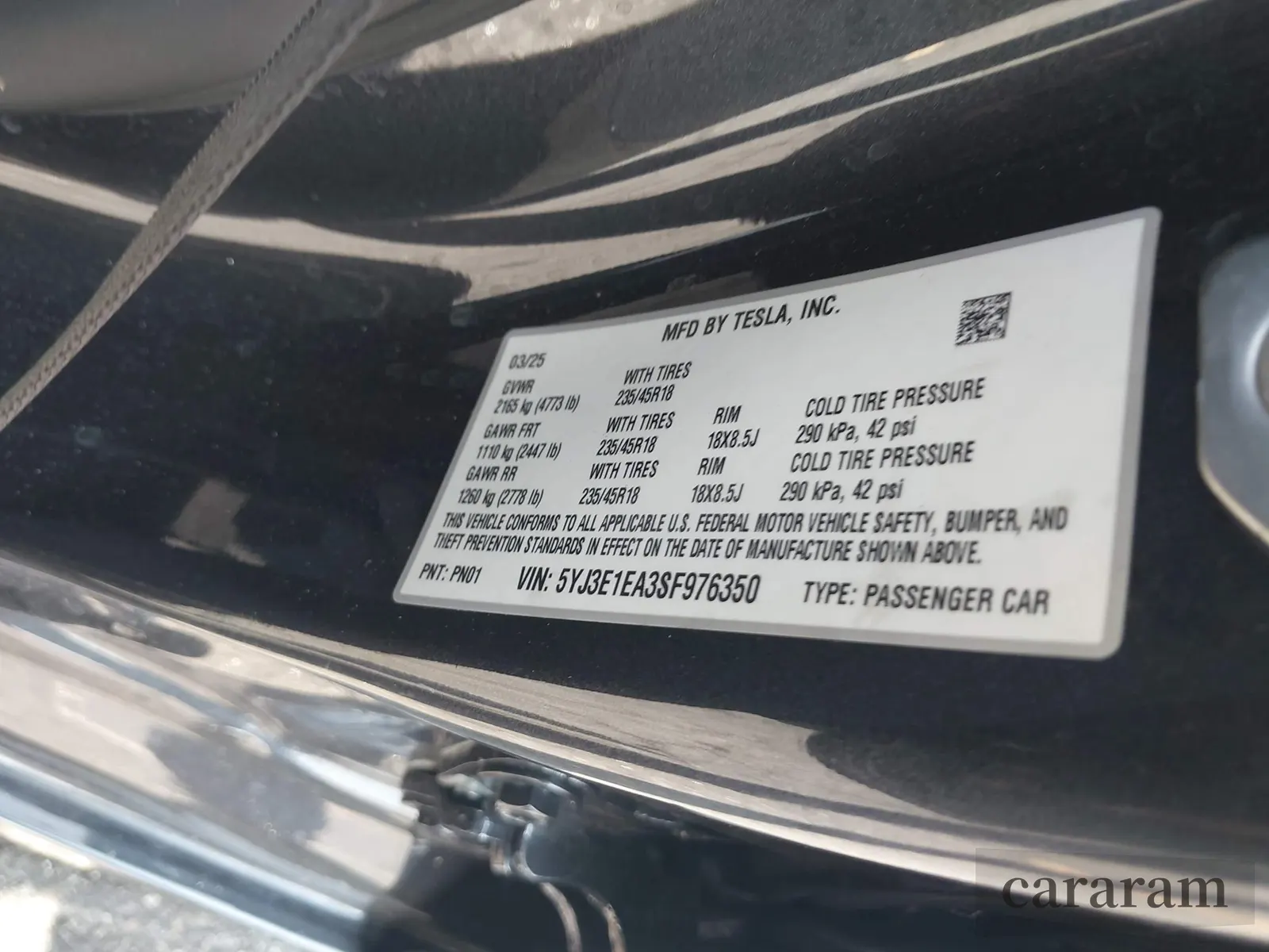 2025 Tesla Model 3 Long Range