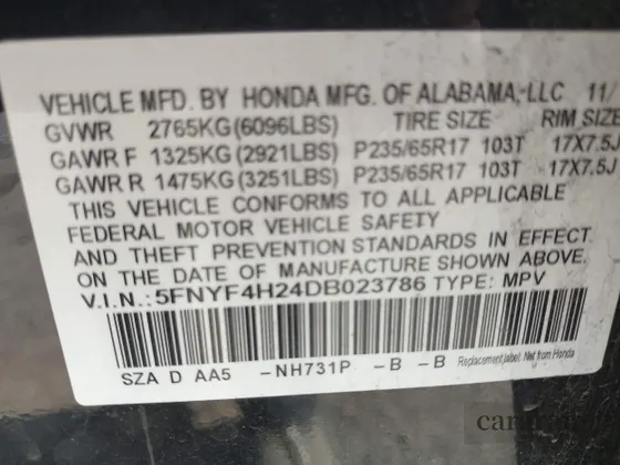 2013 Honda Pilot LX