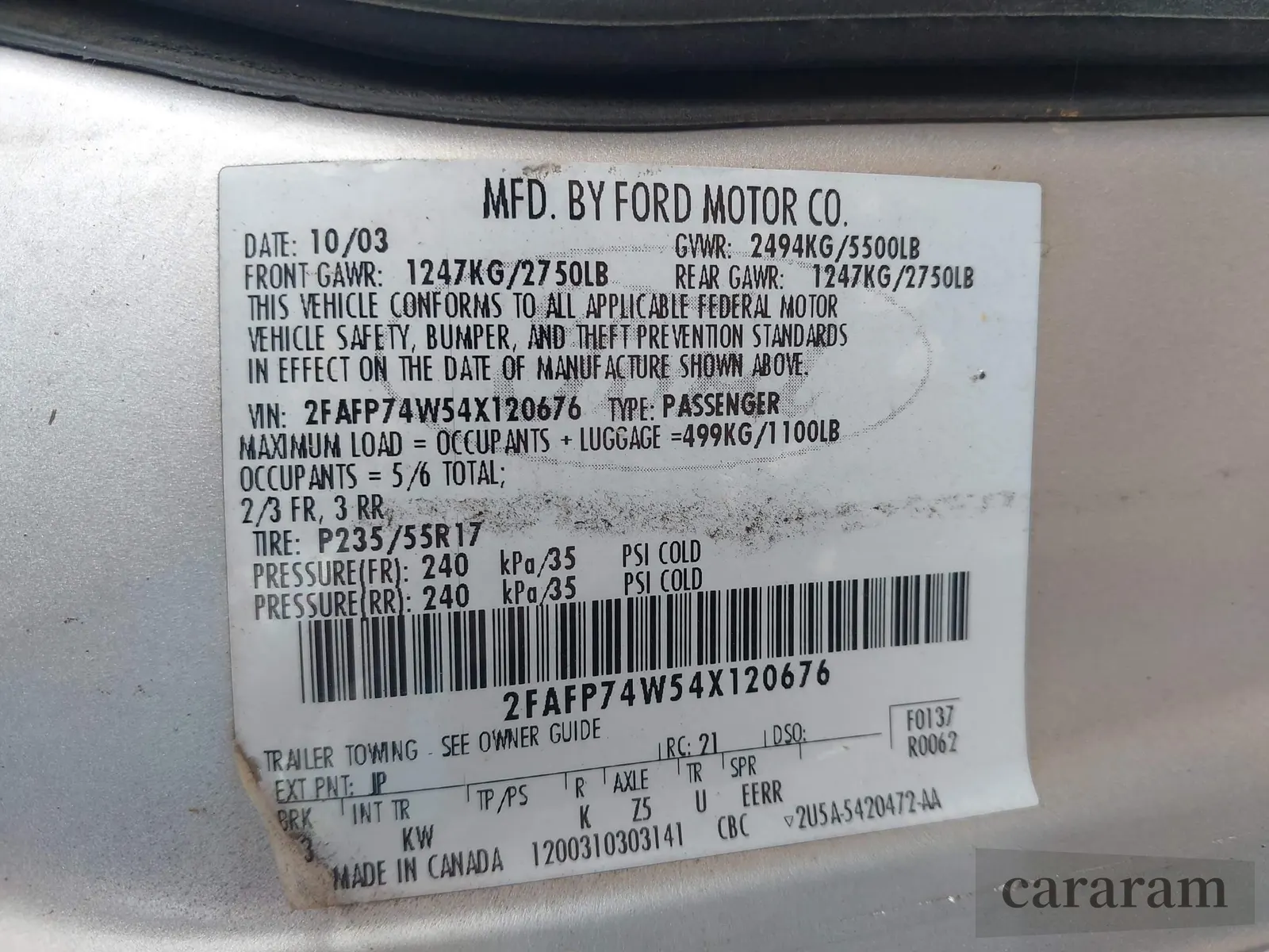 2004 Ford Crown Victoria LX