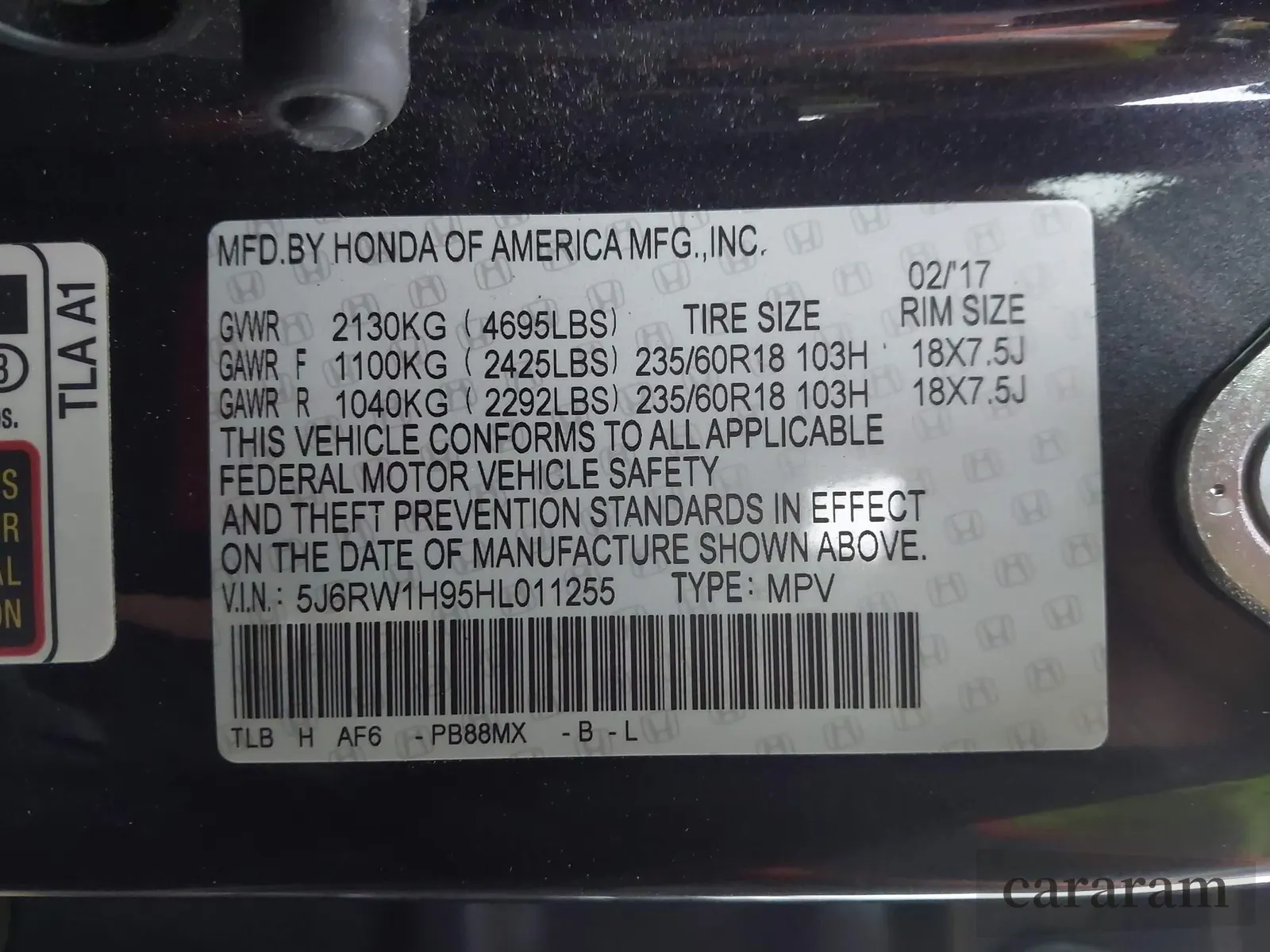 2017 Honda CR-V Touring