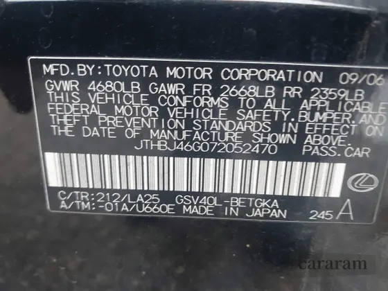 2007 Lexus ES 330