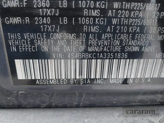 2010 Subaru Outback Limited Power Moon