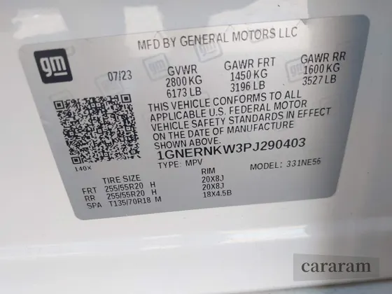 2023 Chevrolet Traverse High Country