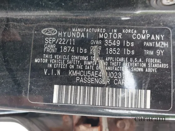 2012 Hyundai Accent SE