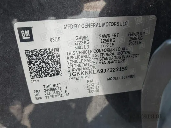 2018 GMC Acadia SLE