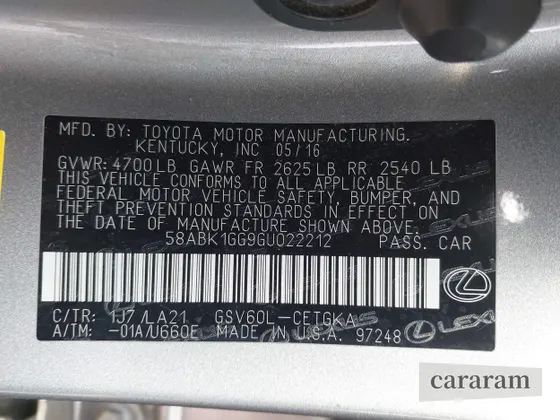 2016 Lexus ES 330