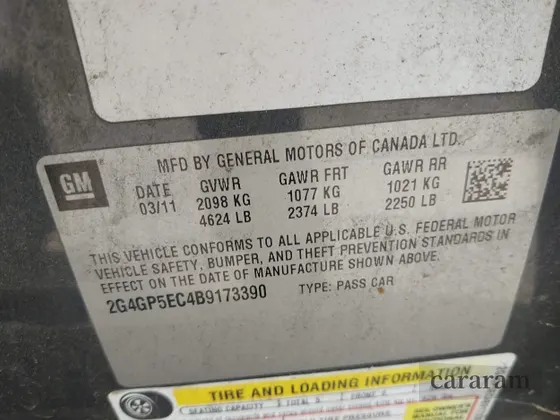 2011 Buick Regal CXL RL2