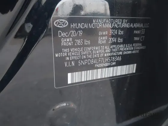2020 Hyundai Elantra SEL