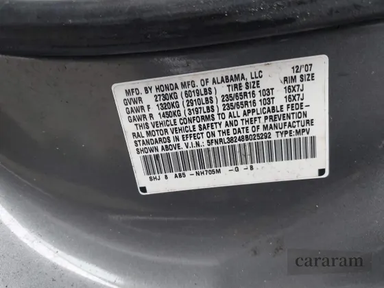2008 Honda Odyssey LX