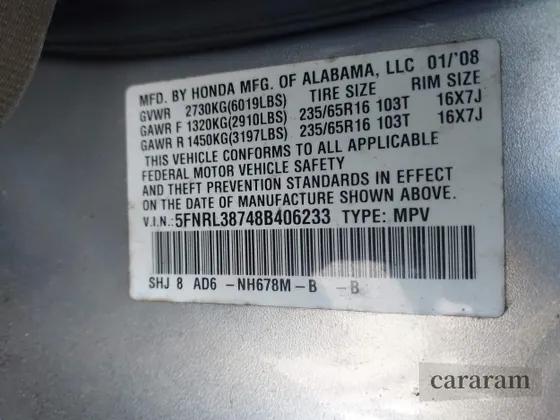 2008 Honda Odyssey EX-L