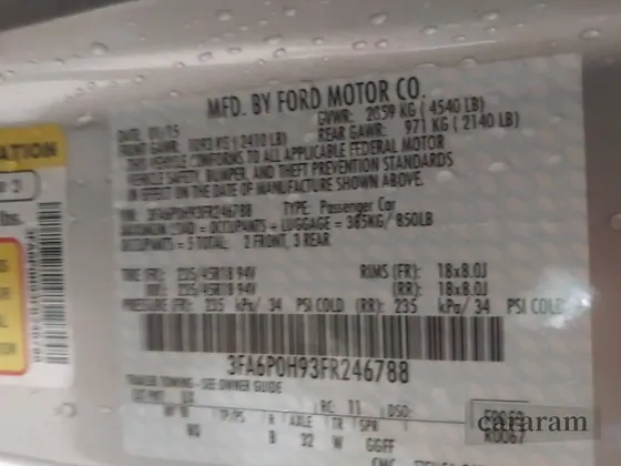 2015 Ford Fusion SE