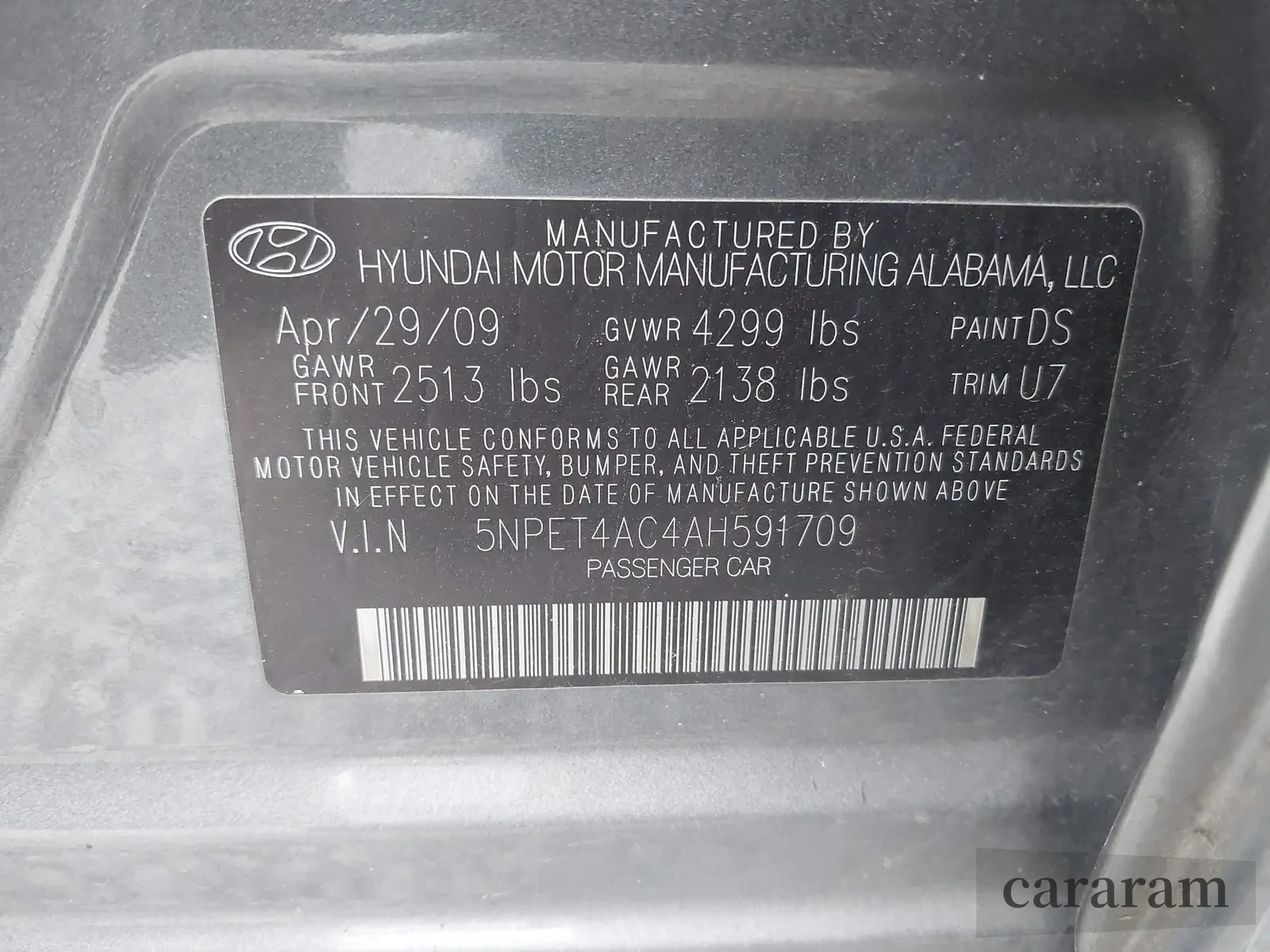 2010 Hyundai Sonata GLS