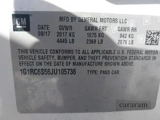 2018 Chevrolet Volt LT