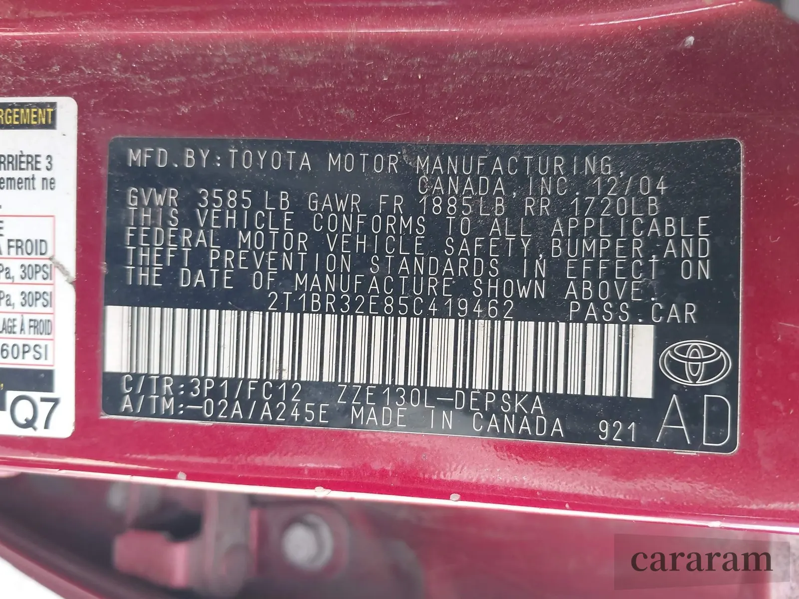 2005 Toyota Corolla S