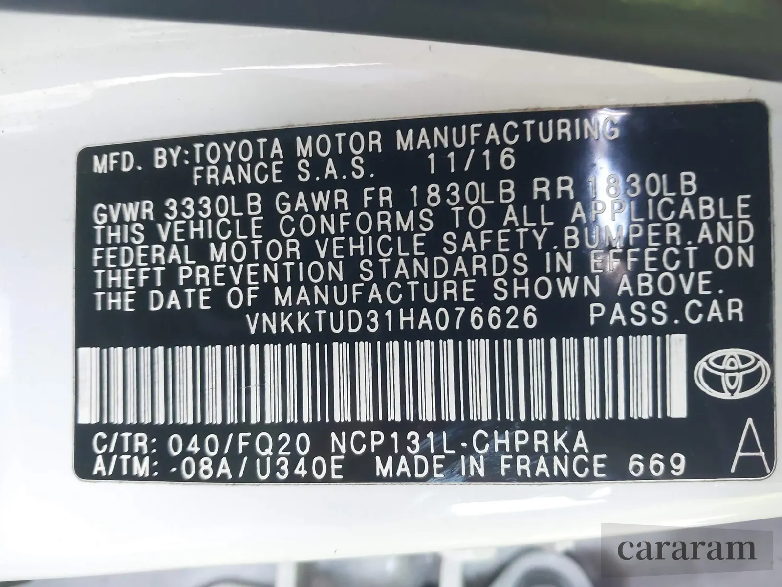 2017 Toyota Yaris L