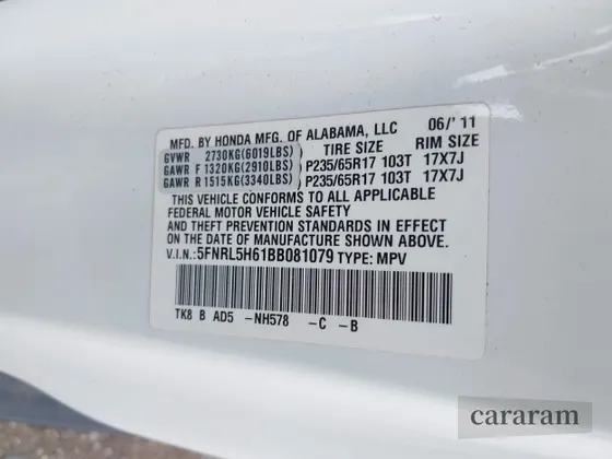2011 Honda Odyssey EX-L