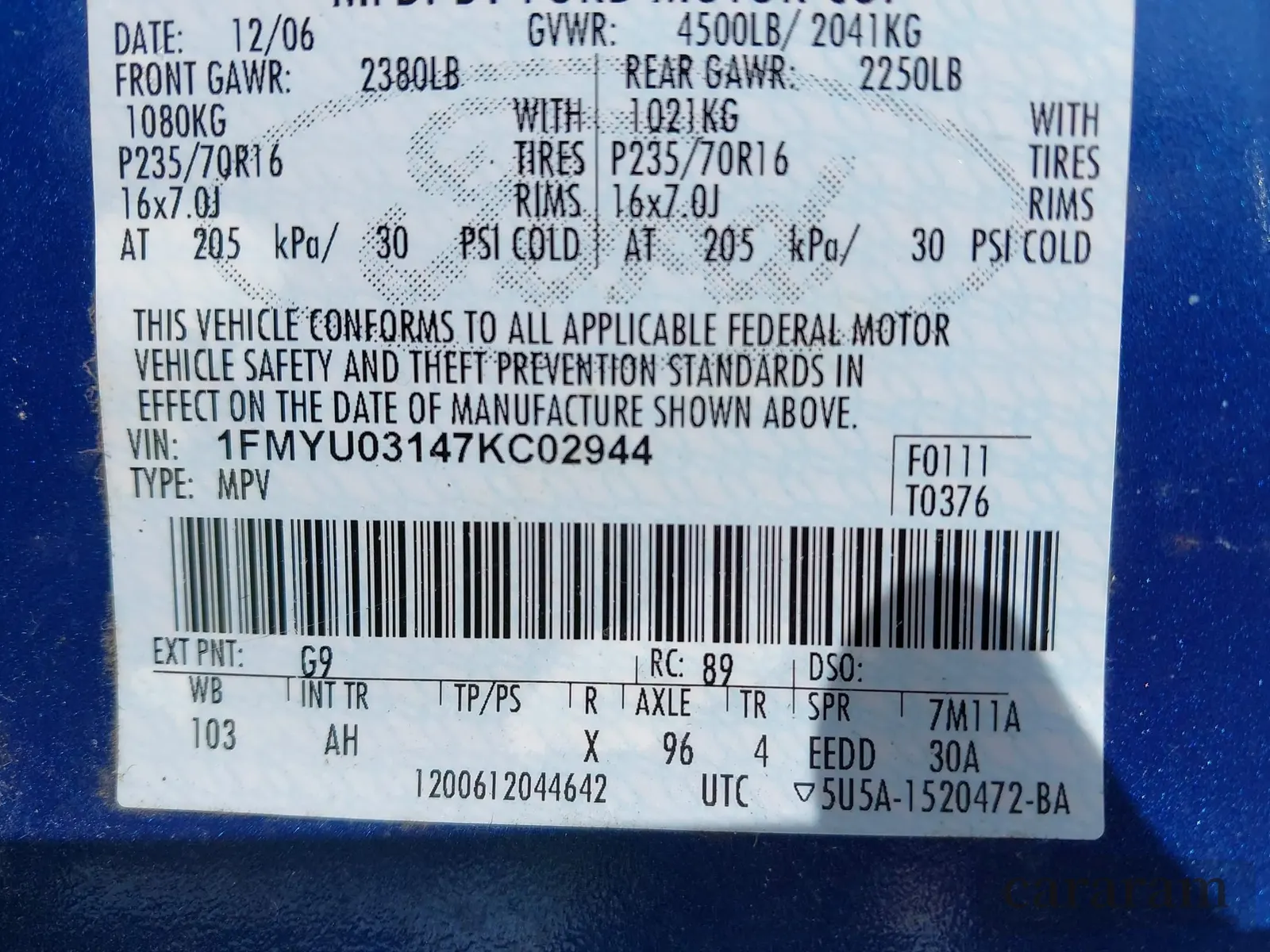 2007 Ford Escape XLT