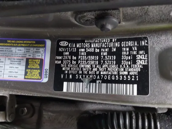 2014 Kia Sorento SX Limited