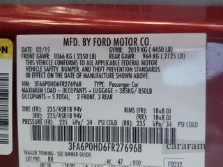 2015 Ford Fusion SE