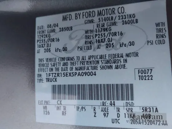 2005 Ford Ranger XL
