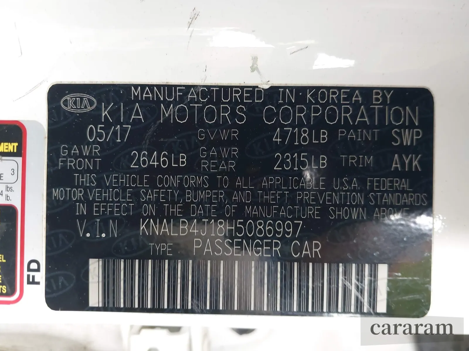 2017 Kia Cadenza Premium