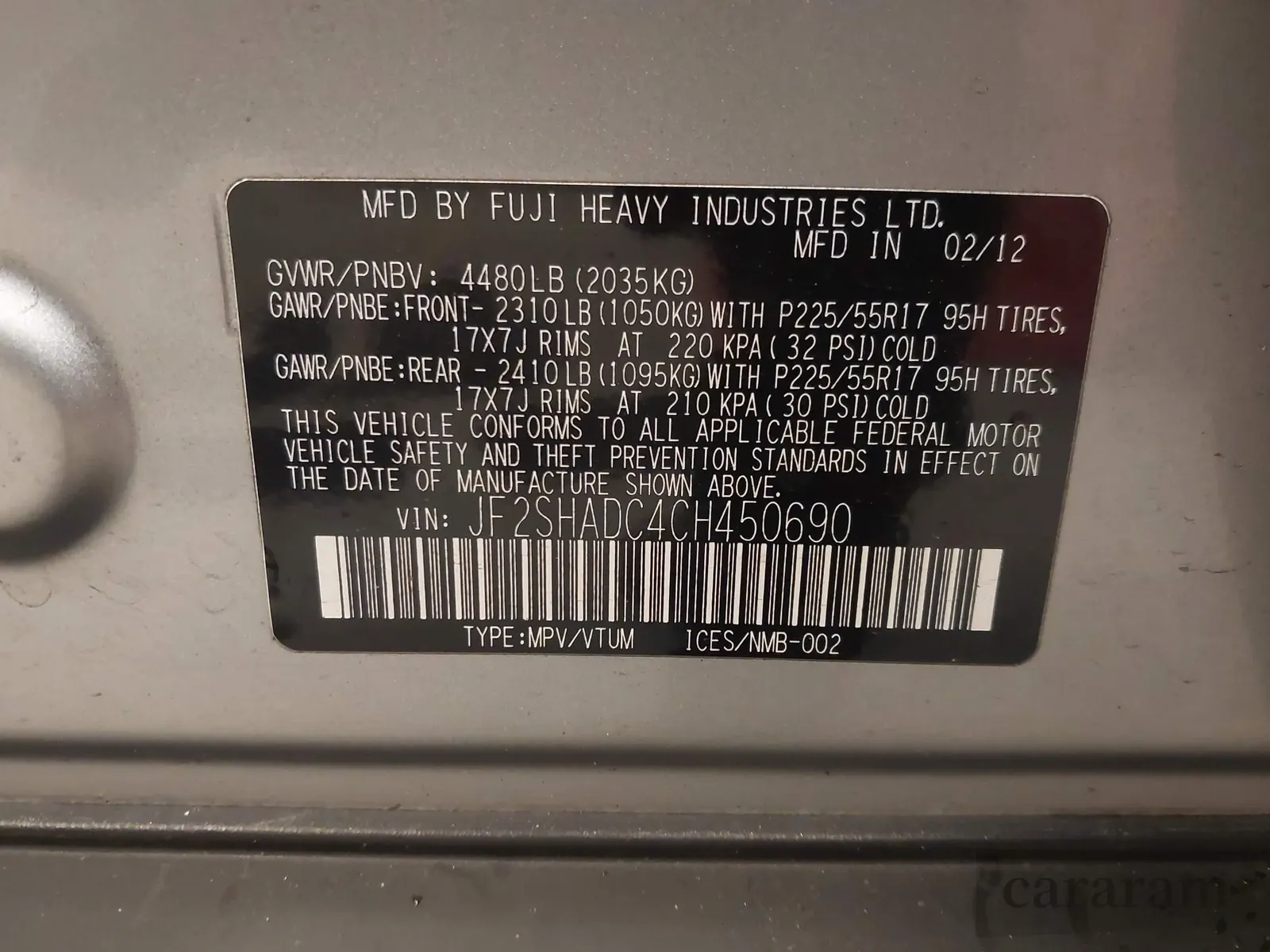 2012 Subaru Forester X Premium
