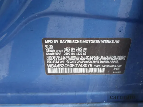 2015 BMW 4 Series 435i xDrive