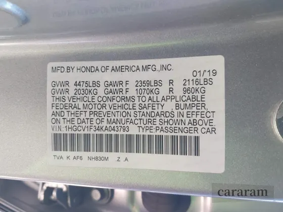 2019 Honda Accord Sport