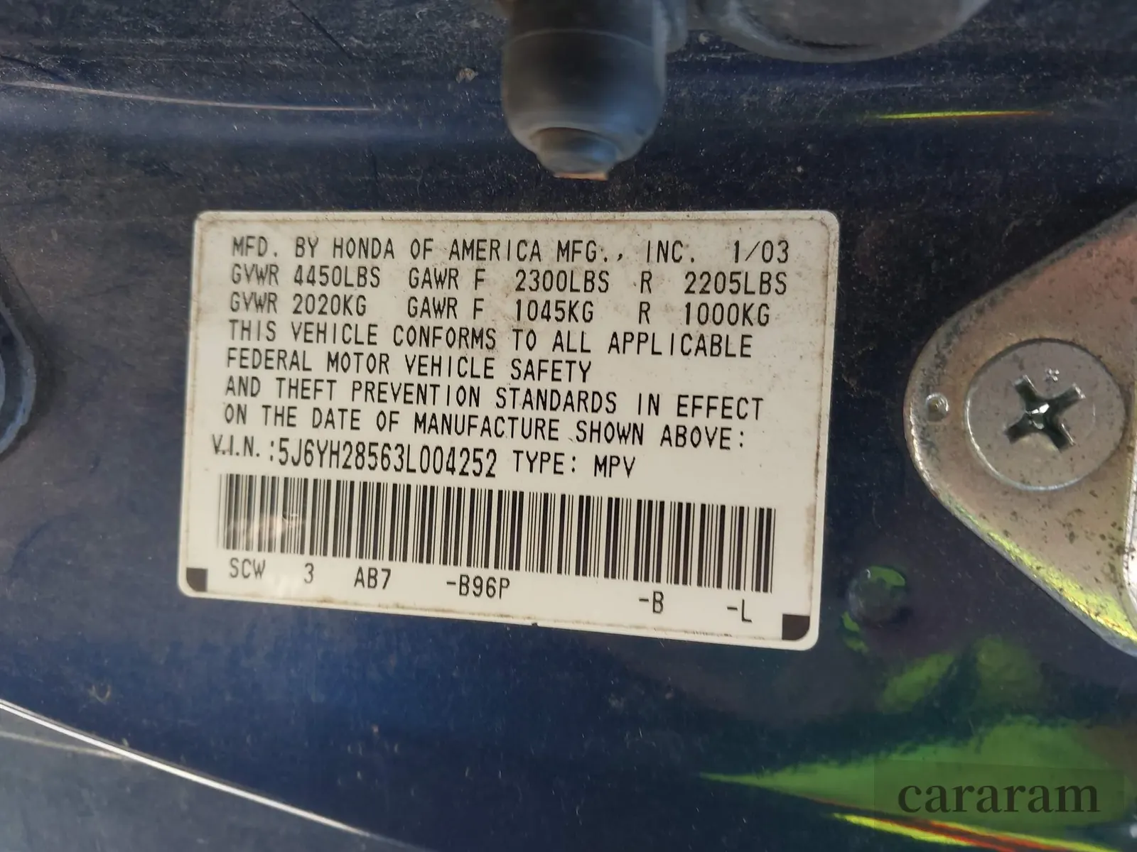 2003 Honda Element EX
