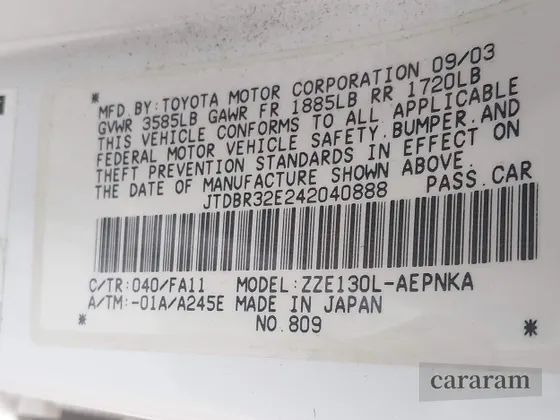 2004 Toyota Corolla CE
