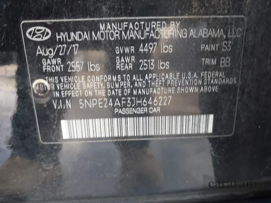 2018 Hyundai Sonata SE