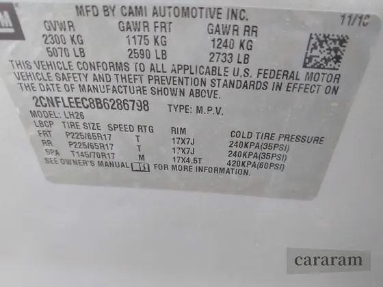 2011 Chevrolet Equinox 1LT