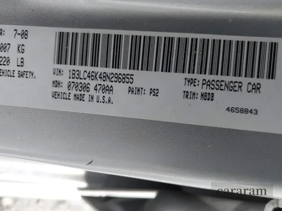 2008 Dodge Avenger SE