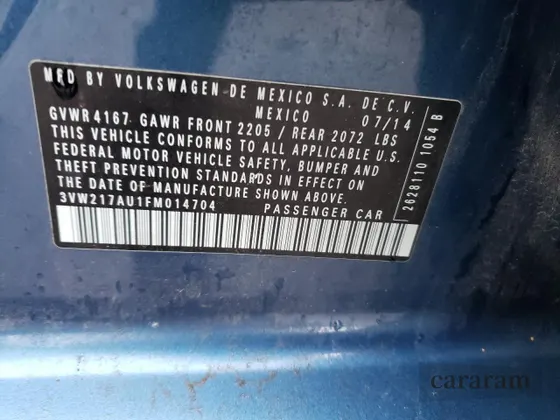 2015 Volkswagen Golf TSI S