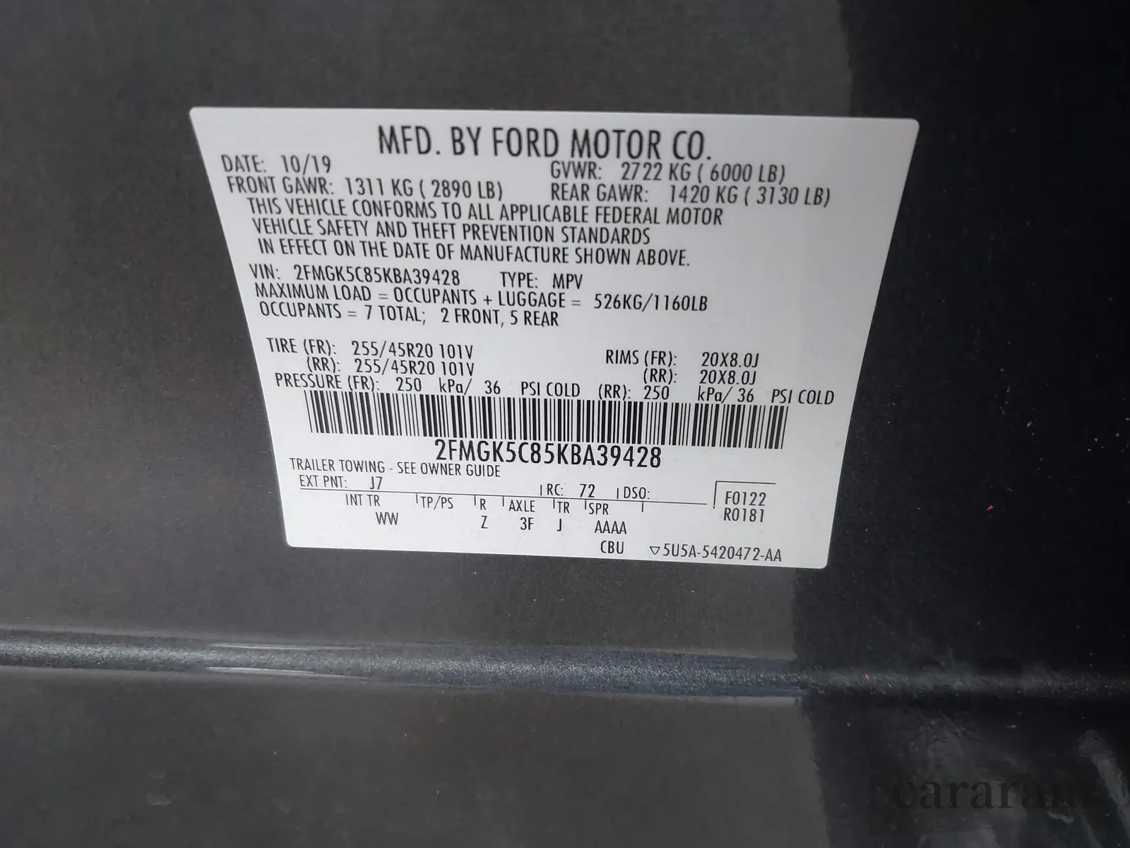 2019 Ford Flex SEL