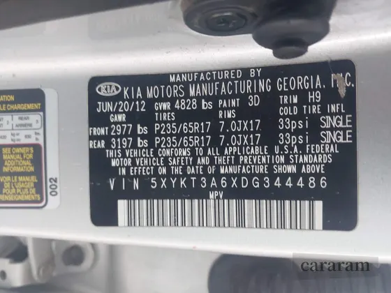 2013 Kia Sorento LX