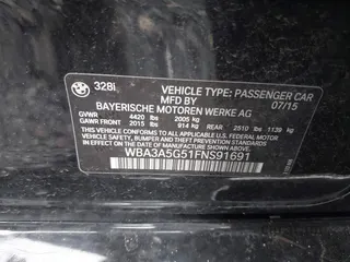 2015 BMW 3 Series 328i