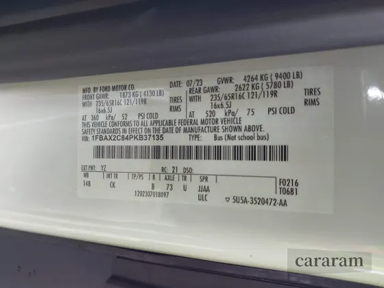 2023 Ford Transit Passenger XL