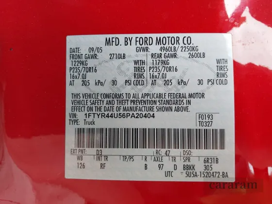 2006 Ford Ranger STX