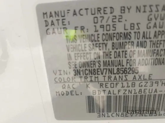 2022 Nissan Versa SV